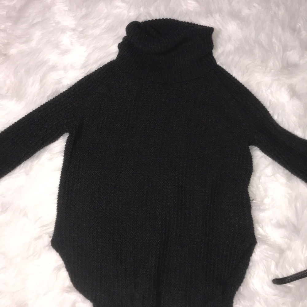 Grey long sweater